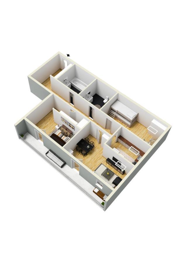 Ferienwohnung Bergsommer 施万高 外观 照片